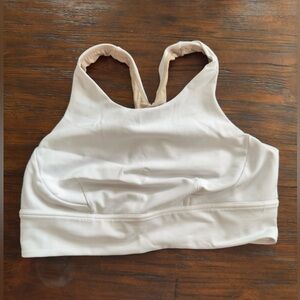 lululemon athletica Cream Sports Bra